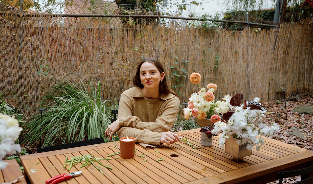 Molly Ford Flowers and Sunday Edition Candles