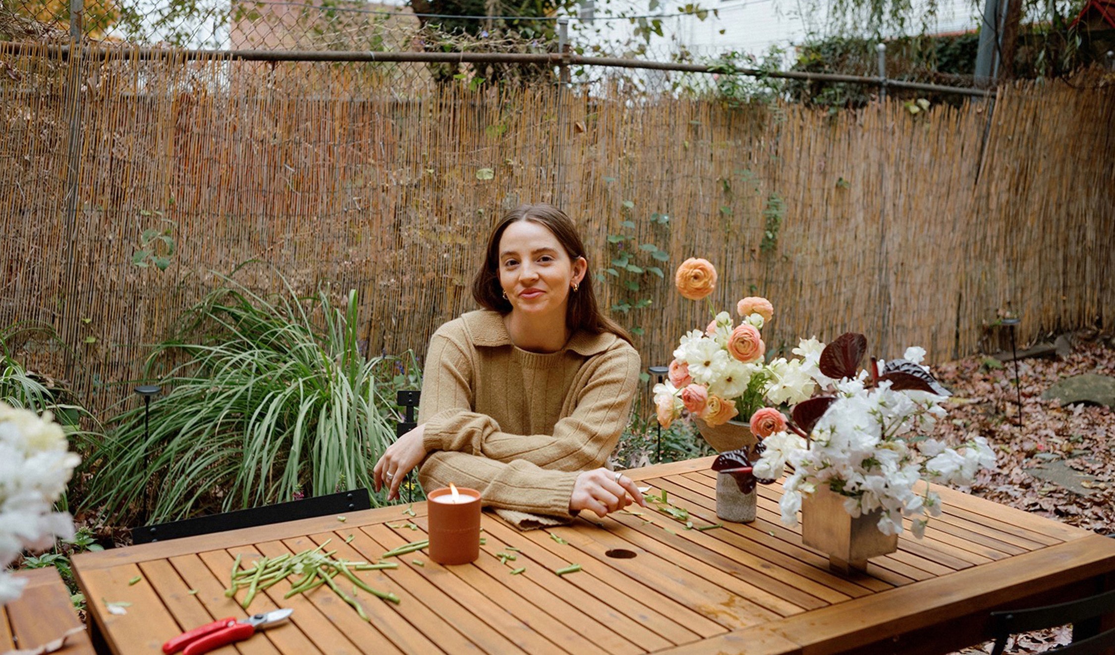 Molly Ford Flowers and Sunday Edition Candles